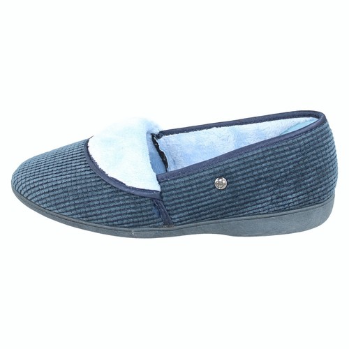 Ladies 204766 Slip On Casual Winter House Slippers By Freestep £12.99 - Picture 5 of 11