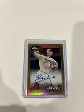 2024 Topps Chrome Rookie Autographs#RA-BJ Bryce Jarvis Gold Refractors 03/50