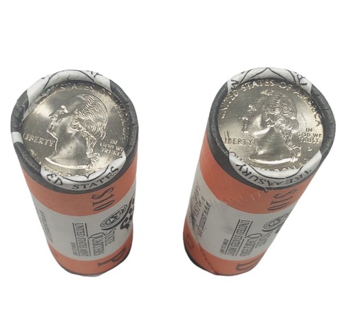 CALIFORNIA 2005 P&D State Quarter Rolls Lot of Two US Mint Rolls CA - Picture 4 of 5