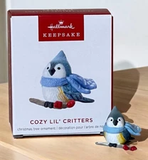 Hallmark 2024 COZY LIL' CRITTERS 6th Miniature Ornament ~ NMIB