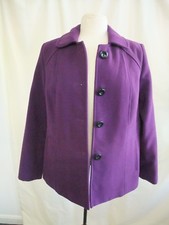 Ladies Jacket Autonomy Uk 14, Purple, Lined, Length 28", Classic Cut 1014