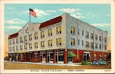 Postcard Hotel Dixie-Taylor in Perry, Florida