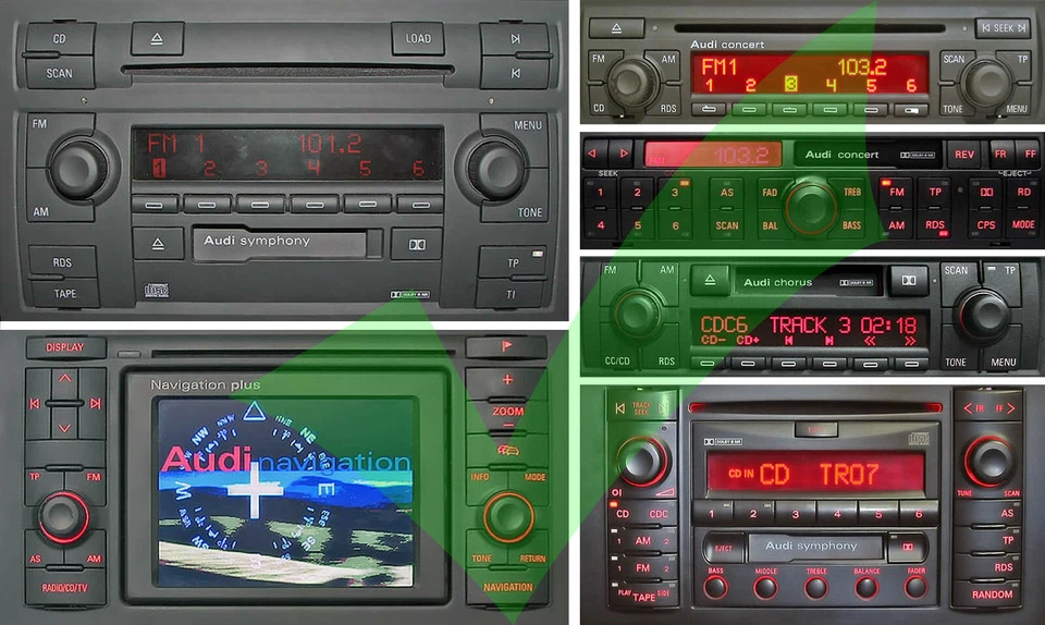 Bluetooth Adapter AUDI Chorus 2 Concert Symphony 1 2 Navigation Plus 1 2 RNS-D - Bild 4 von 4