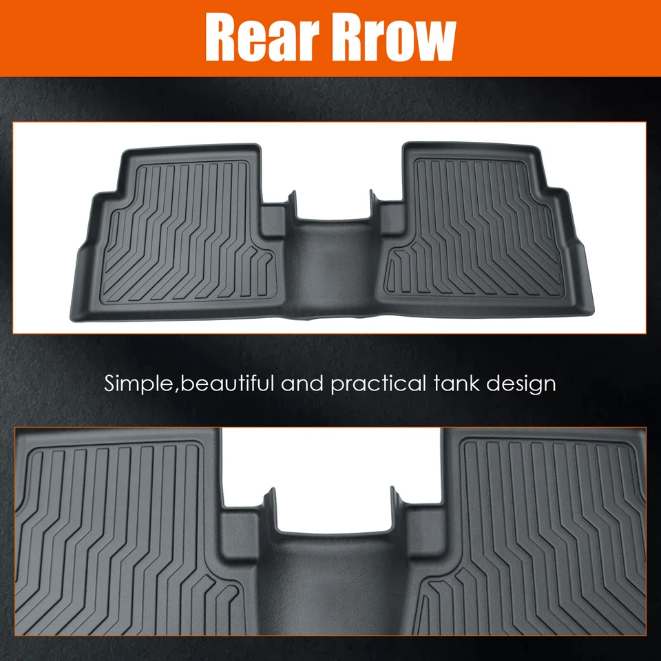 TPE Rubber Car Floor Mats For 13-19 Ford Escape & 13-18 C-Max Cargo Liner — 第 3/4 张图片