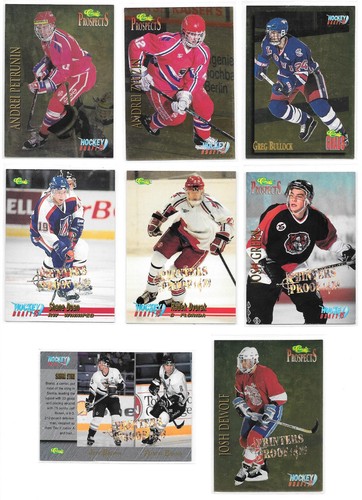 1995 Classic CHL Hockey Draft Silver & Gold Foil Parallel and Insert Cards - Picture 38 of 61