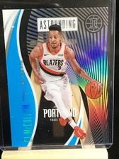 2019-20 Illusions CJ MCCOLLUM Astounding BLUE SAPPHIRE Acetate Blazers