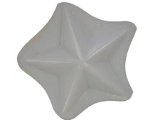 7 1/2 inch Star Applique Plaque Plaster or Concrete Mold 7211 Moldcreations