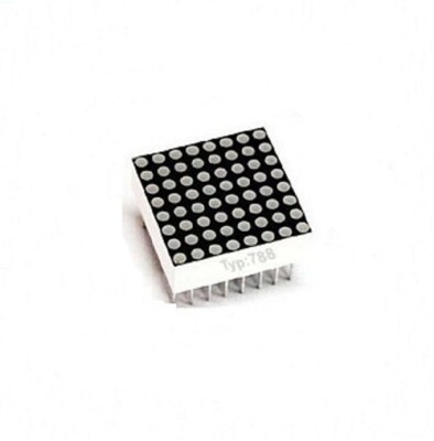 LED 8x8 Dot/ Punkt Matrix Array, rot, 20 x 20mm, 788BS, Arduino,1St.