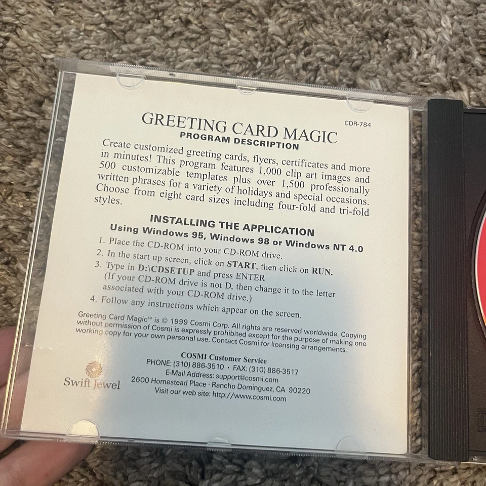 Tarjeta de felicitación Swift Magic Windows 95 y superior Foto 4 de 4