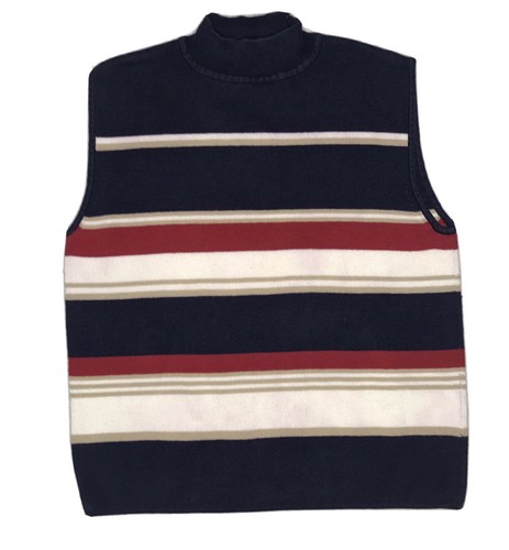 Sag Harbor Petite Sweater Vest Mock 