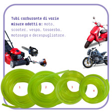 TUBO CARBURANTE GAS Line Motosega Trimmer Generatore Tosaerba 2MM X 5 - Foto 8