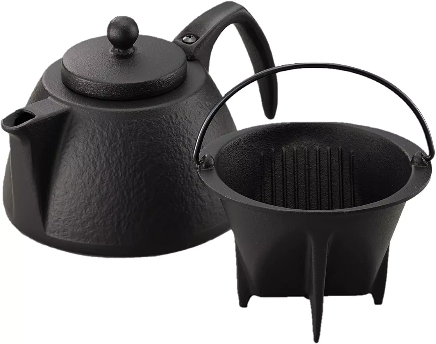Iwachu Coffee Pot Set Cast Iron Nanbu Tekki 25.3 oz Black 0.75L eBay
