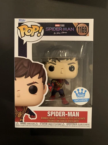 Funko Pop Spider-Man #1169 No Way Home Exclusive w/Protector