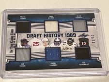 2019 Leaf In The Game Draft Class 1989 SANDERS Thomas Thome Hardaway Aikman