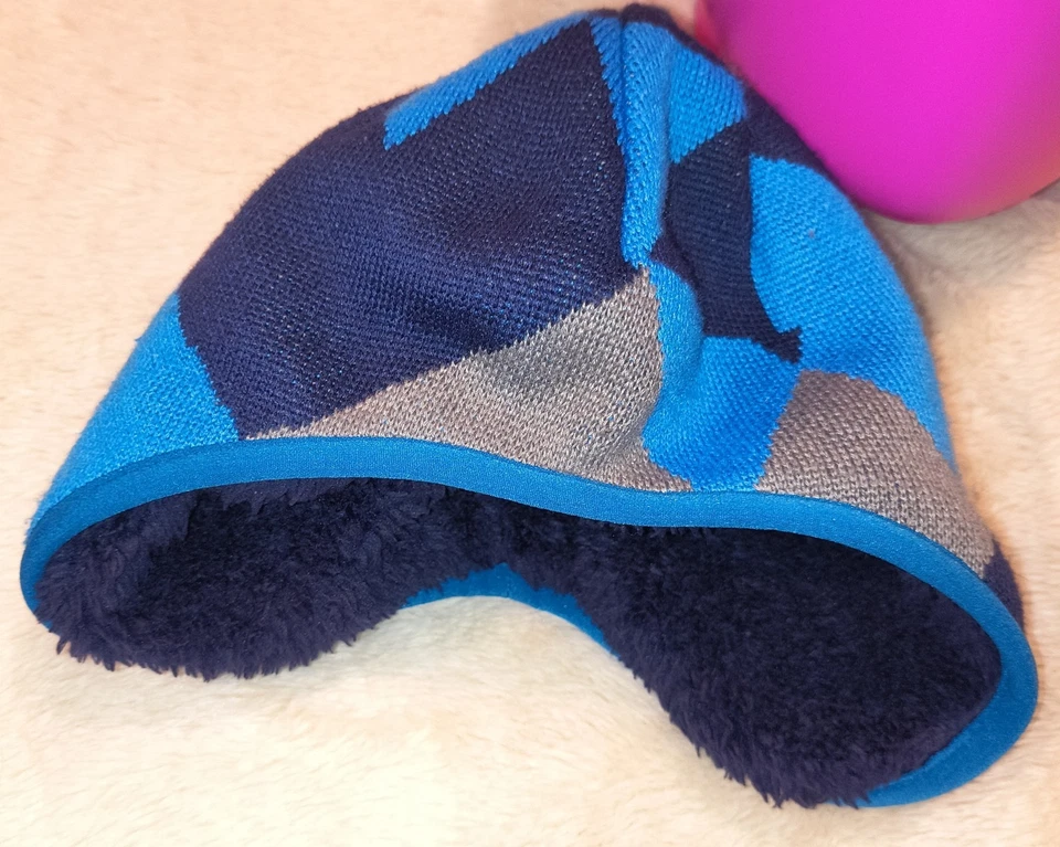 Gorro reversible azul y peludo LN Vintage/2000 Patagonia bebé (3-18 meses) Foto 3 de 4