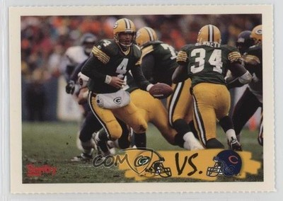 1997 Green Bay Packers VS Card Sheet Singles Chicago Bears November 12 1995 0q3