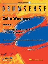 Drumsense Volume 1 Learn Drum Style  Technique Lessons Hal Leonard Book Audio