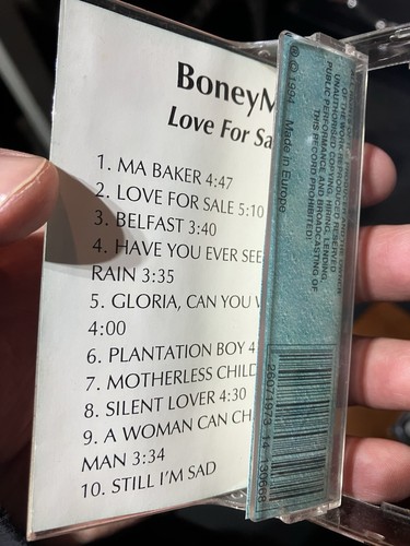 BONEY M. love for sale RARE European Cassette Possibly The Master Signed 1994 - Picture 5 of 9