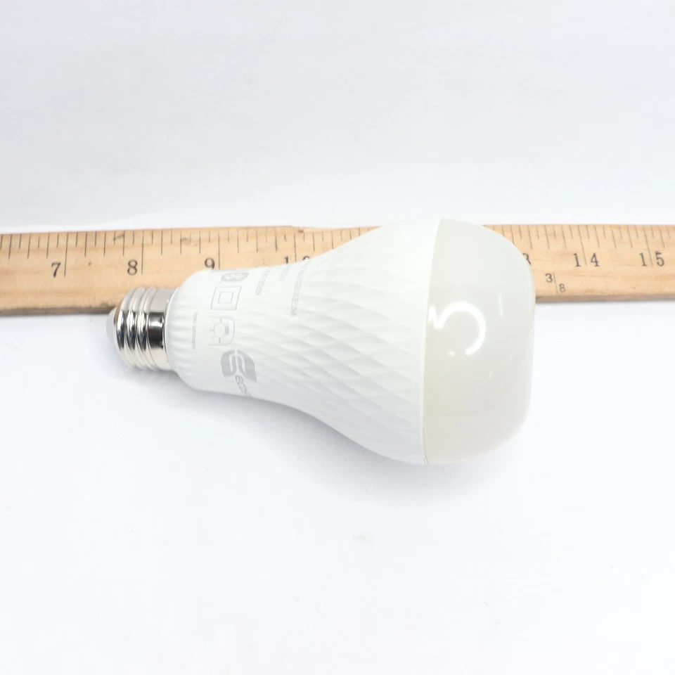 EcoSmart A21 Bluetooth Speaker Colored Plus E26 Medium LED Light Bulb -No Remote - Image 4 of 4