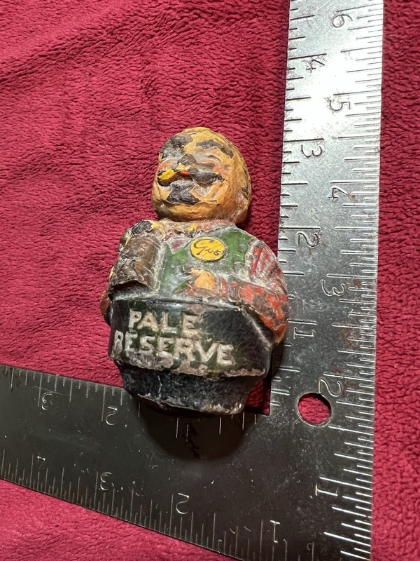 Vintage Keg Beer Tapper Handle, Gus and Pale Reserve Brew!  (1940-1969).