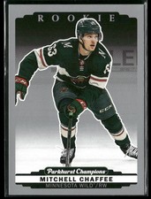 2022-23 Parkhurst Champions #285 Mitchell Chaffee Minnesota Wild Rookie Silver