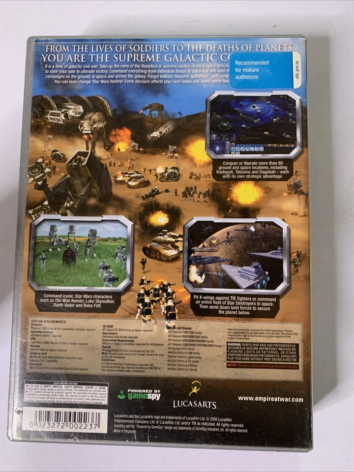 Star Wars: Empire At War PC CD-ROM WIndows 2006 RTS Strategy Game Complete - Image 3 of 4
