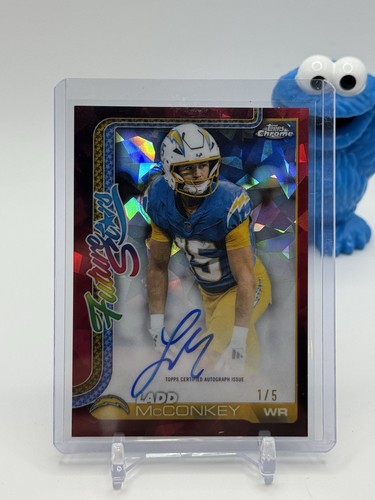 2025 Topps Chrome Ladd McConkey Future Stars Autographs (RAW)