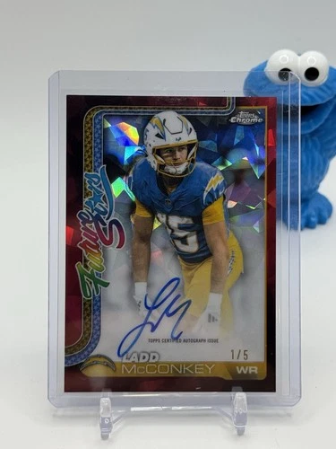 2025 Topps Chrome Ladd McConkey Future Stars Autographs (RAW)
