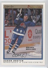 1990-91 O-Pee-Chee Premier Aaron Broten #10 1h9