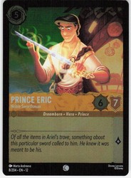 Prince Eric - Noble Swordsman 8/204 Foil Disney Lorcana Wilds Unknown