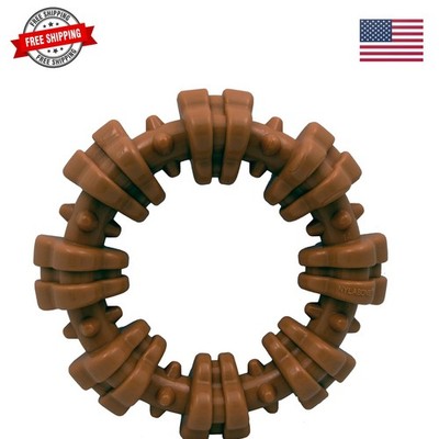 Textured Ring Power Chew Toy for Small Dogs, Durable Dog Toys for Aggressive ...