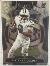2025 Panini Select Concourse Matthew Golden #66 (RC) Green Bay Packers Rookie