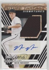 2020 Elite Extra Edition Future Threads Signatures Black Nick Neidert Auto 0a2