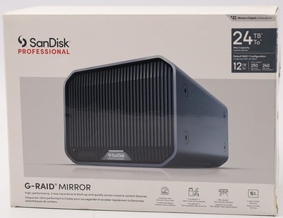 SanDisk PROFESSIONAL G-DRIVE 24TB Desktop-Festplatte SDPHH2H-024T-MBAAD