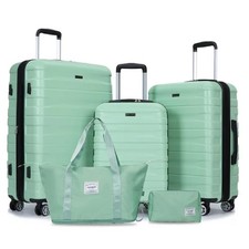Tripcomp Luggage Sets 5 Piece, Hardside Travel Luggage Set (20/24/28) with TSA