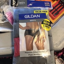 Gildan Men  s Cotton Brief Underwear Value Pack, Multicolor 5-Pack Size 2XL