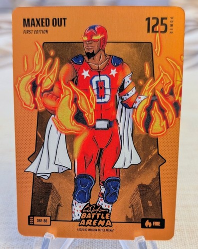 Bo Jackson Battle Arena Griffey #OBF-86 Maxed Out Tyrese Maxey Orange Fire
