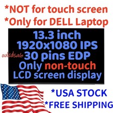 NV133FHM-N4A for Dell Latitude 7380 7390 E7380 E7390 30 Pins EDP 1920×1080 FHD