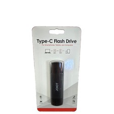 JOIOT 2-in-1 128GB USB Flash Drive USB-C/USB-A Black Model U207