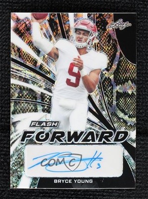 2022 Leaf Flash Forward Snakeskin Kaleidoscope 1/3 Bryce Young #BY1 Auto 13t5