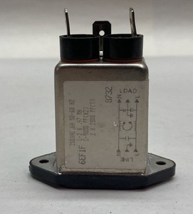 Corcom,6EF1F,Power Line Filter 250Vac 6A 50-60Hz