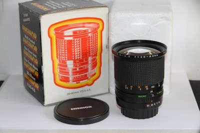 Ensinor 28-80mm f3.5-4.5 Weitwinkel Zoomobjektiv & Makro. Contax CY Halterung.