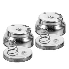 Universal Stainless Steel Pasta Maker Knob Replacement Smooth Edges Silver