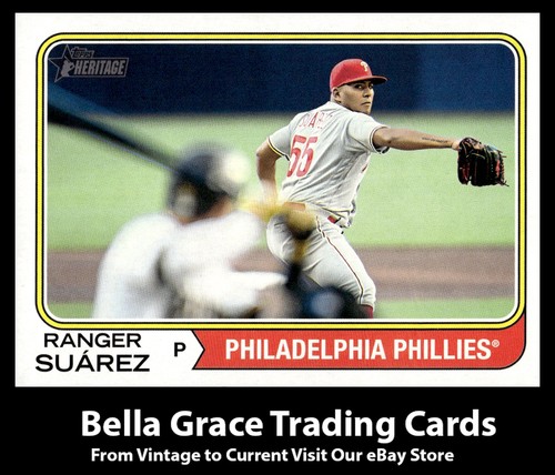 2023 Topps Heritage #219 Ranger Suárez | Baseball Card