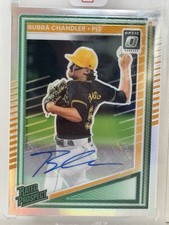 Panini 2025 Donruss Optic Bubba Chandler #193 Rated Prospect Autographed Pirates