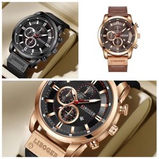 urbanes Accessoires LIBOGER Herren  Quarz Uhr...
