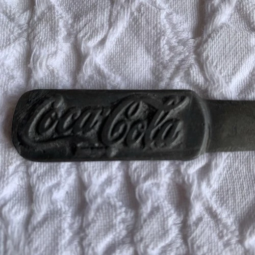 Vintage Coca Cola Metal Letter Opener Bottle Opener 4.5 x .5Inches