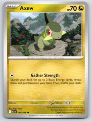 Axew 068/086 Black Bolt Common
