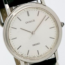 SEIKO DOLCE 5E31-6D30 Quartz Men's Analog Watch Working