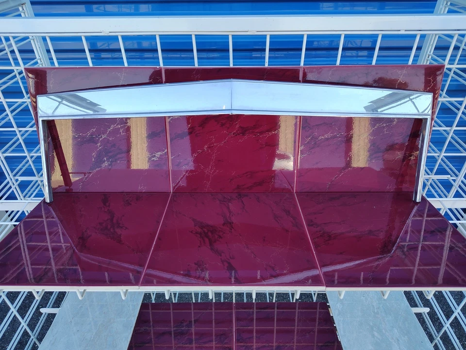 1980 - 1992 凯迪拉克·德维尔·弗利伍德·布劳厄姆铬格栅边框原始设备制造商 # 1623990 — 第 2/4 张图片